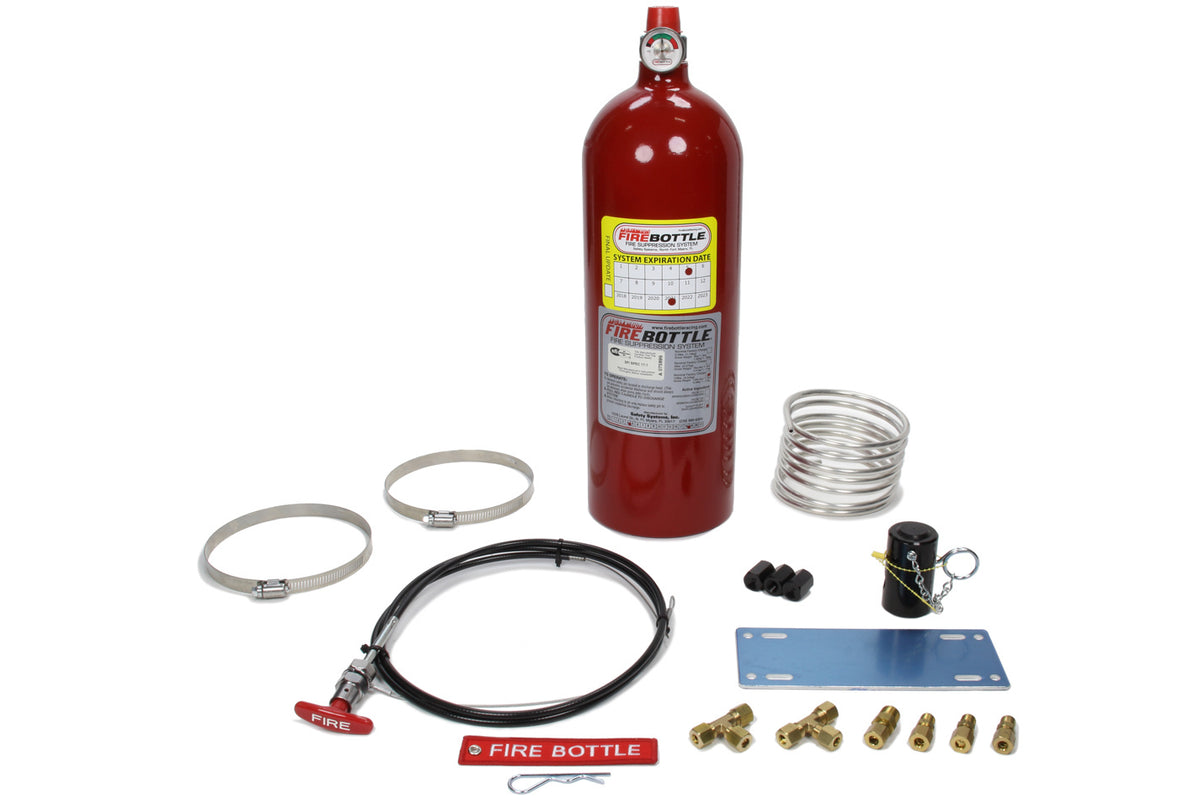 Firebottle RC Manual Fire Suppression System - Novec 1230 - 10.0 lb Bottle - Pull Cable PRC-1000-N