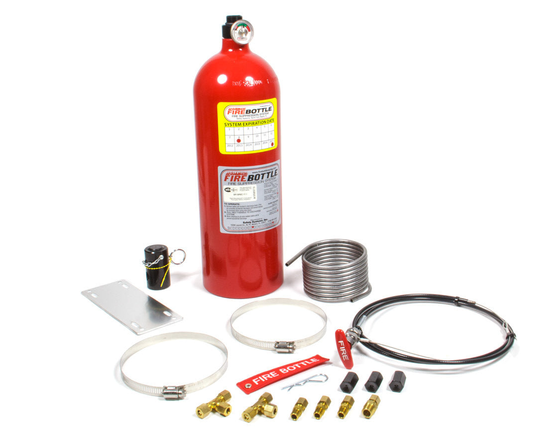 Firebottle RC Manual Fire Suppression System - Novec 1230 - 10.0 lb Bottle - Pull Cable PRC-1010-N