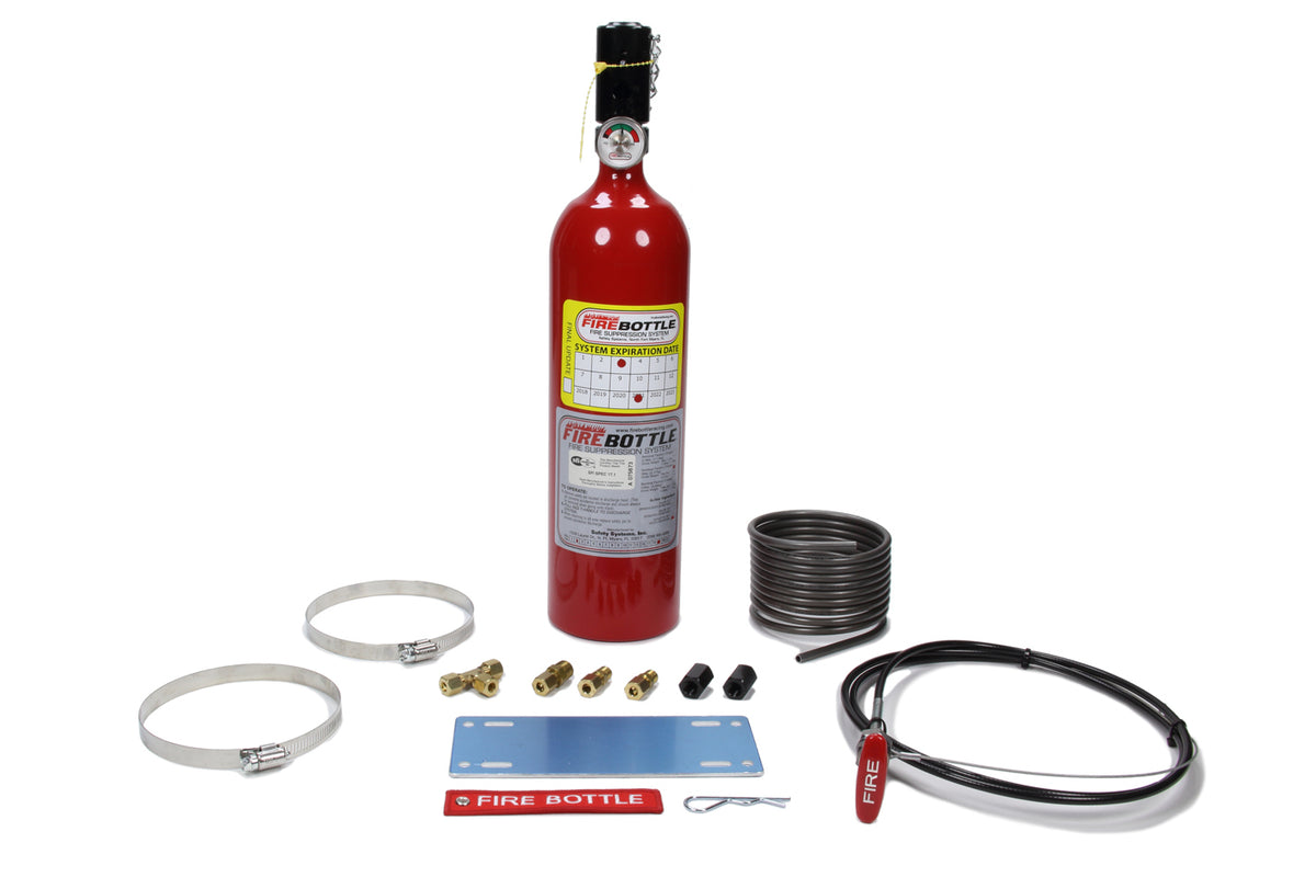 Firebottle RC Manual Fire Suppression System - Novec 1230 - 5.0 lb Bottle - Pull Cable PRC-500-N
