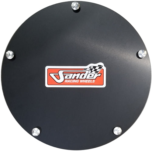 Sander Sprint Car Aluminum Mud Cover - Black - 15 in Wheels