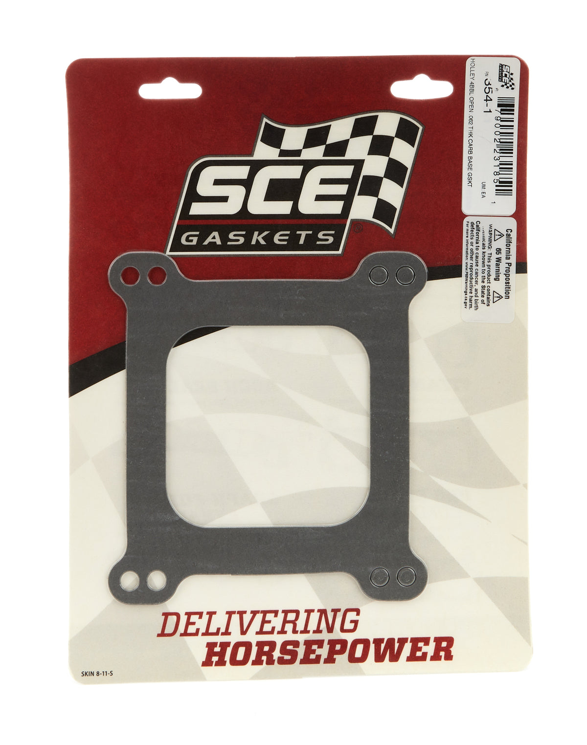 SCE 4-Barrel Carburetor Base Plate Gasket