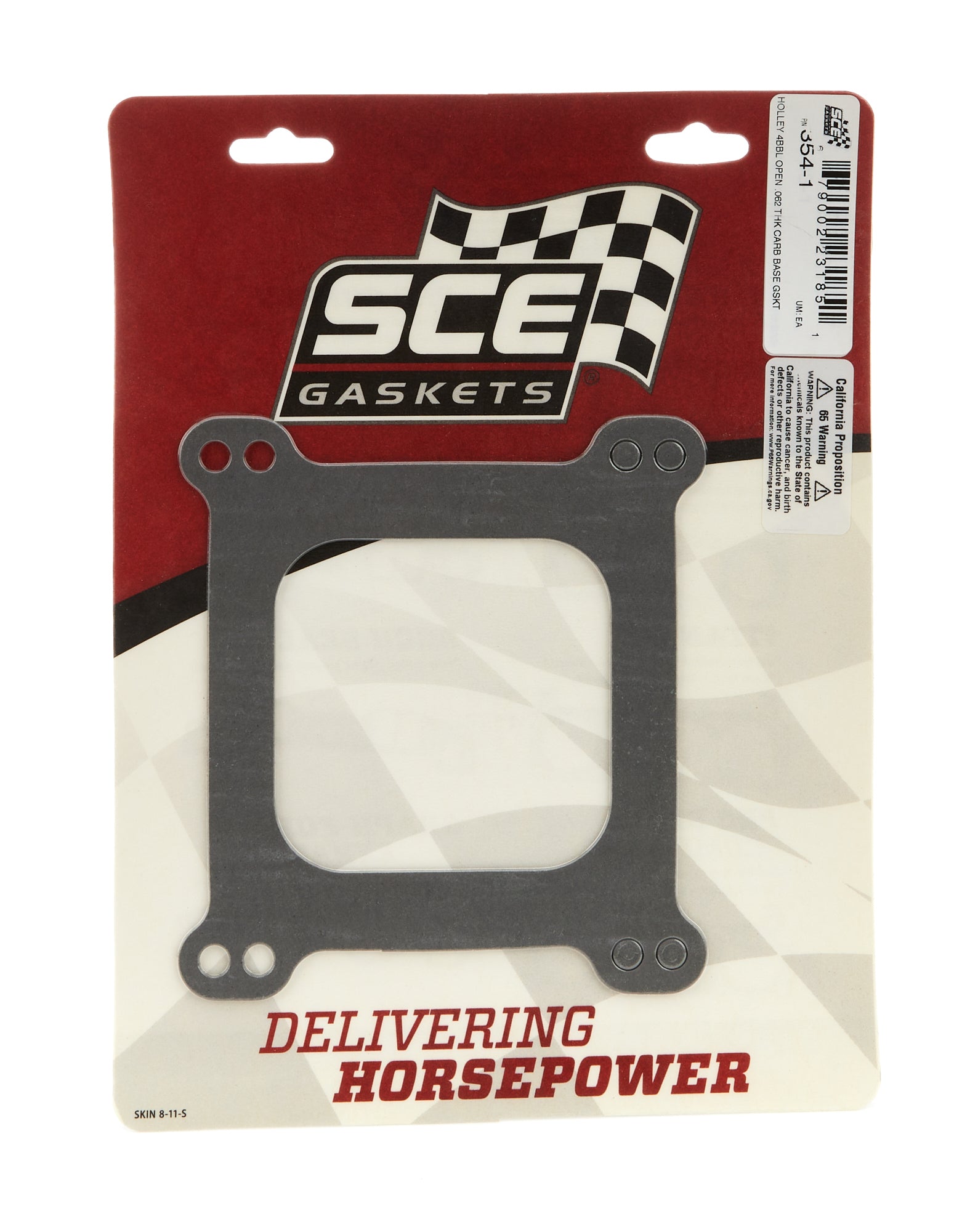SCE 4-Barrel Carburetor Base Plate Gasket