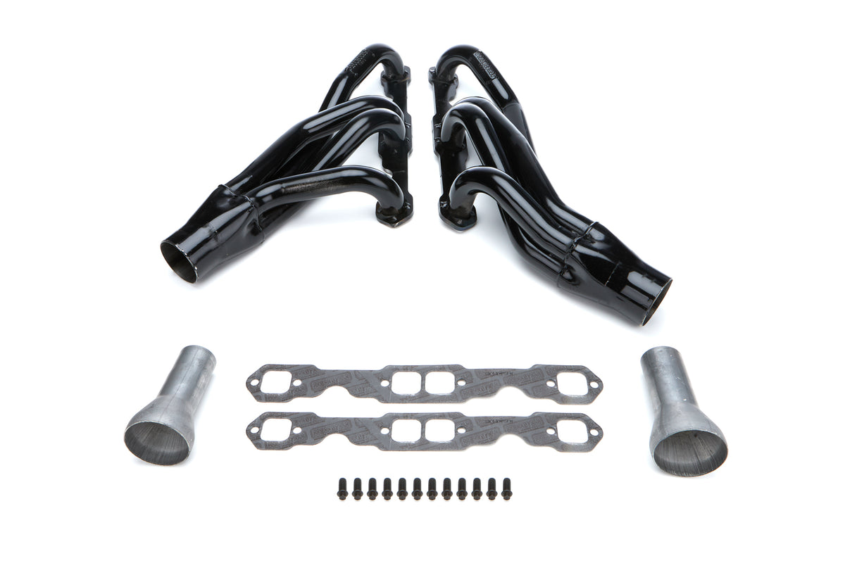 Schoenfeld IMCA Headers - 1.625 in Primary - 3 in Collector - Small Block Chevy (Pair)