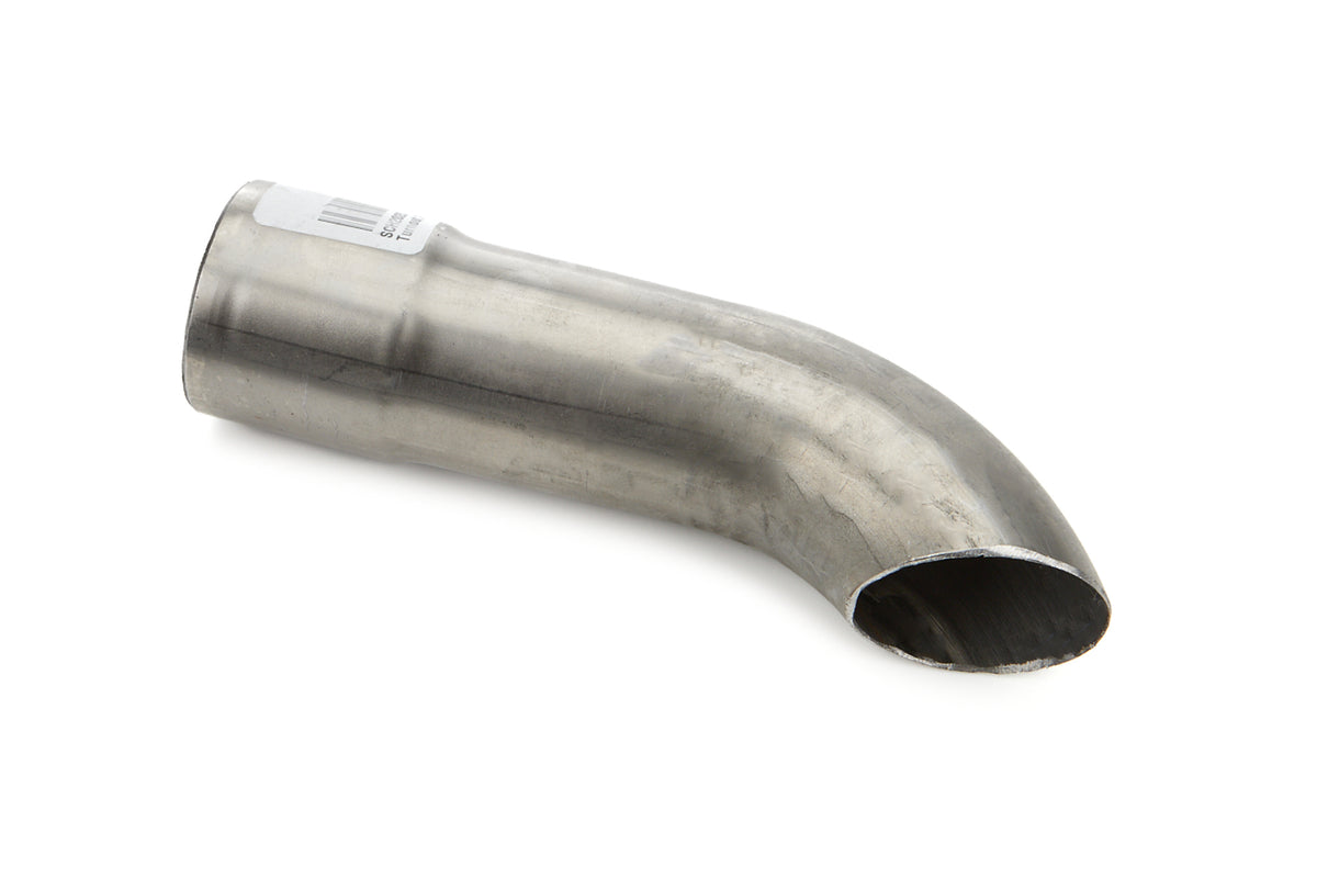 Schoenfeld Clamp-On / Weld-On Steel Exhaust Tip - 2 in Inlet - 2 in Outlet - Natural