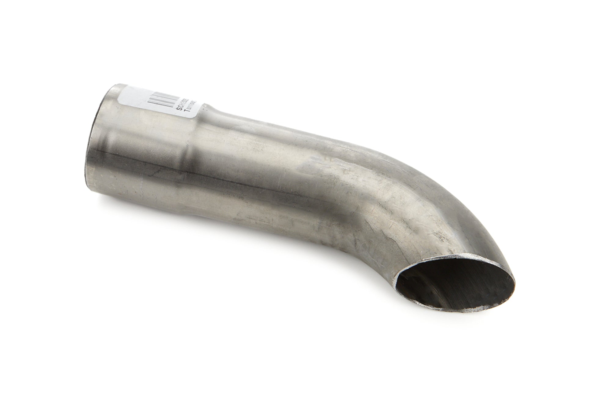 Schoenfeld Clamp-On / Weld-On Steel Exhaust Tip - 2 in Inlet - 2 in Outlet - Natural
