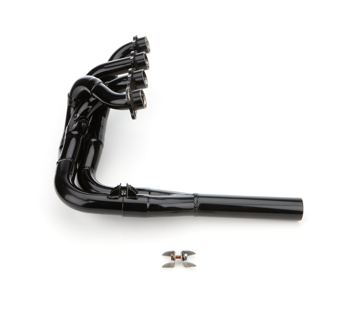 Schoenfeld Micro Sprint Headers - 1.375 to 1.5 in Primary - 1.75 in Collector - Black - Suzuki GSXR 600 2006-10