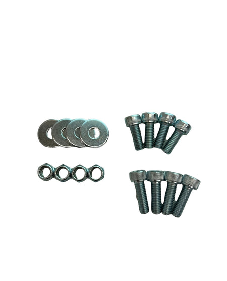 Sparco Sparco Seat Track to Base Seat Hardware Kit - Black Zinc Oxide - Steel