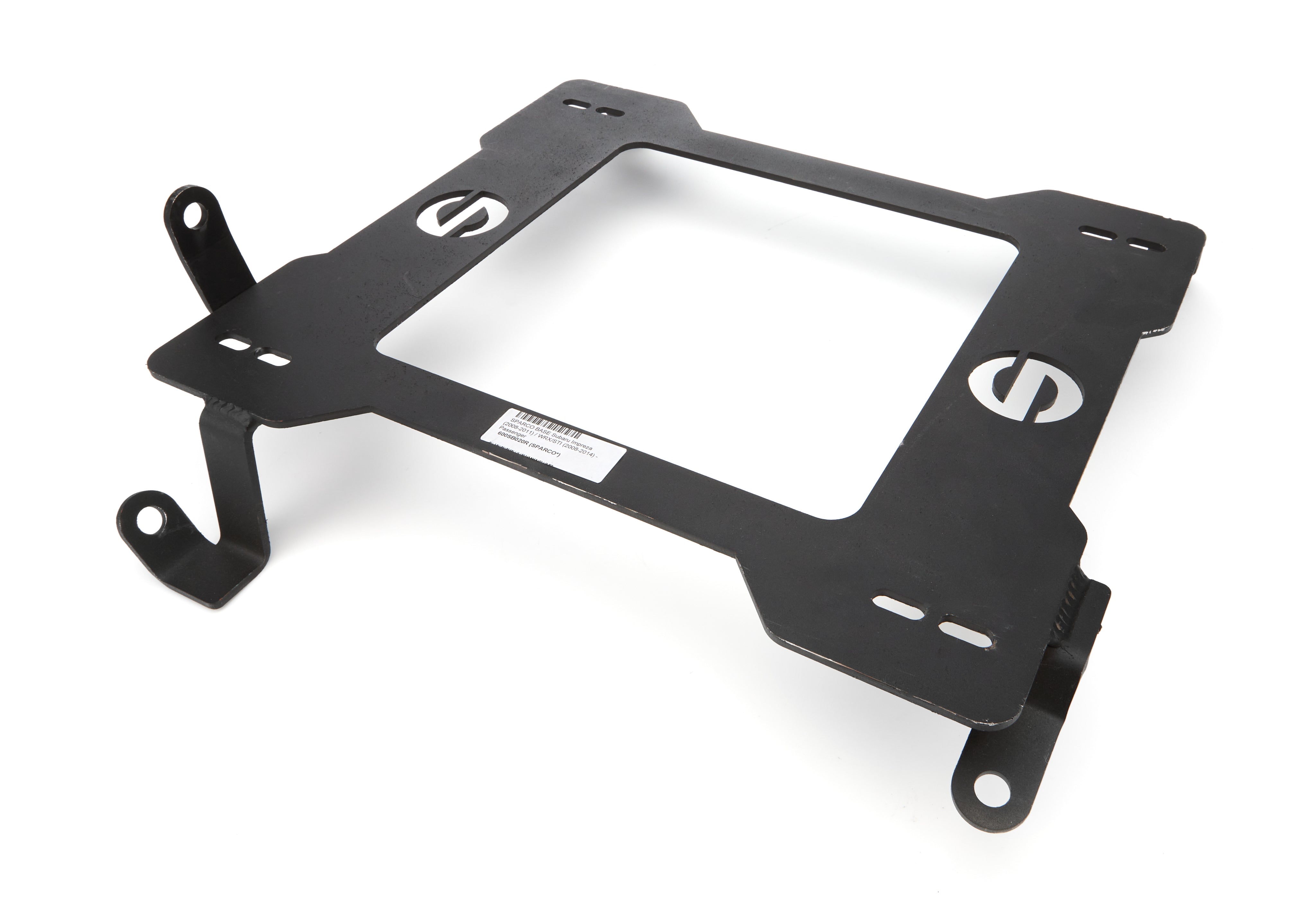 Sparco 600 Series Seat Adapter Bracket - Passenger Side - Black - Subaru WRX or STI 2008-14