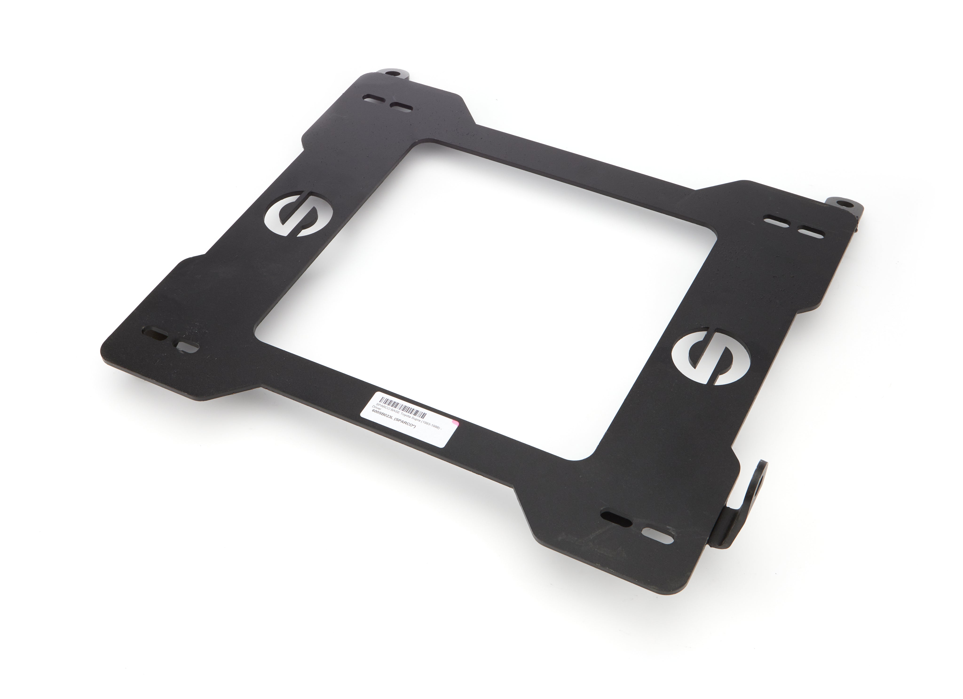 Sparco 600 Series Seat Adapter Bracket - Driver Side - Black - Toyota Supra 1993-98