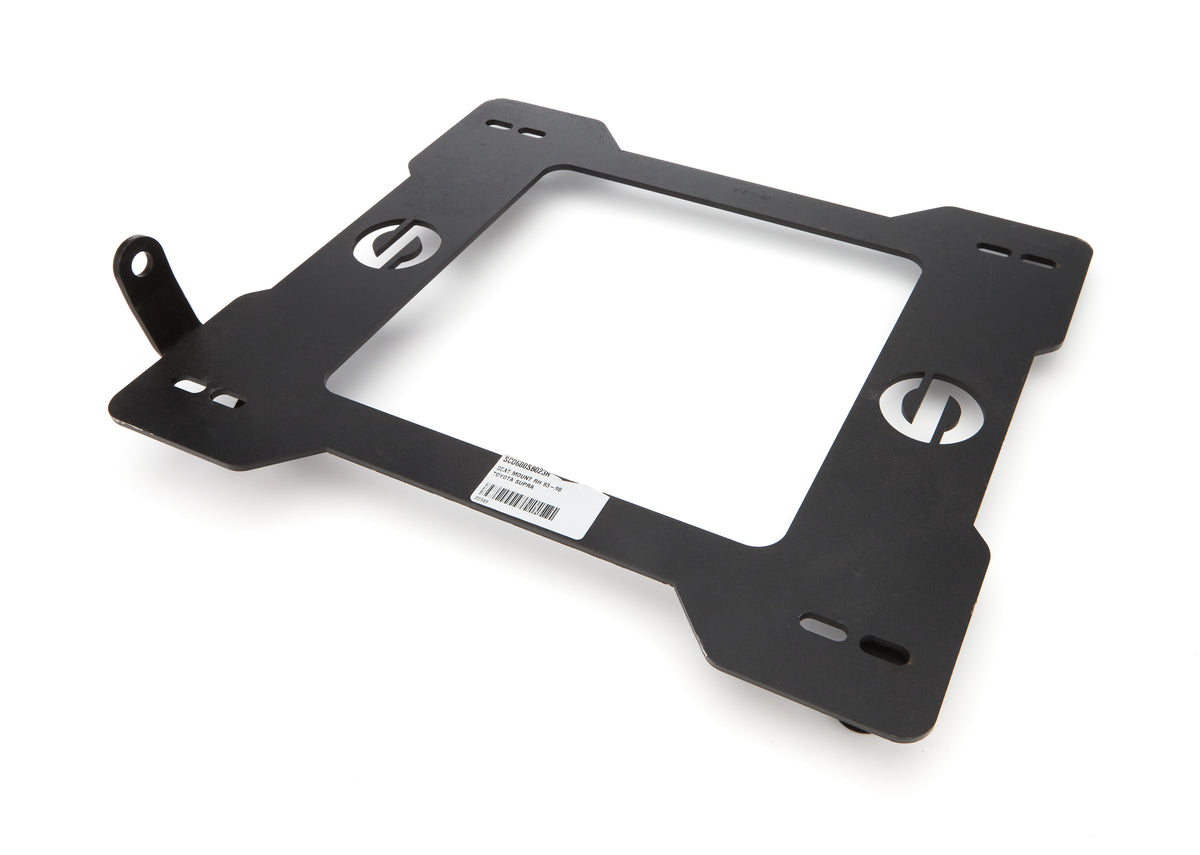 Sparco 600 Series Seat Adapter Bracket - Passenger Side - Black - Toyota Supra 1993-98