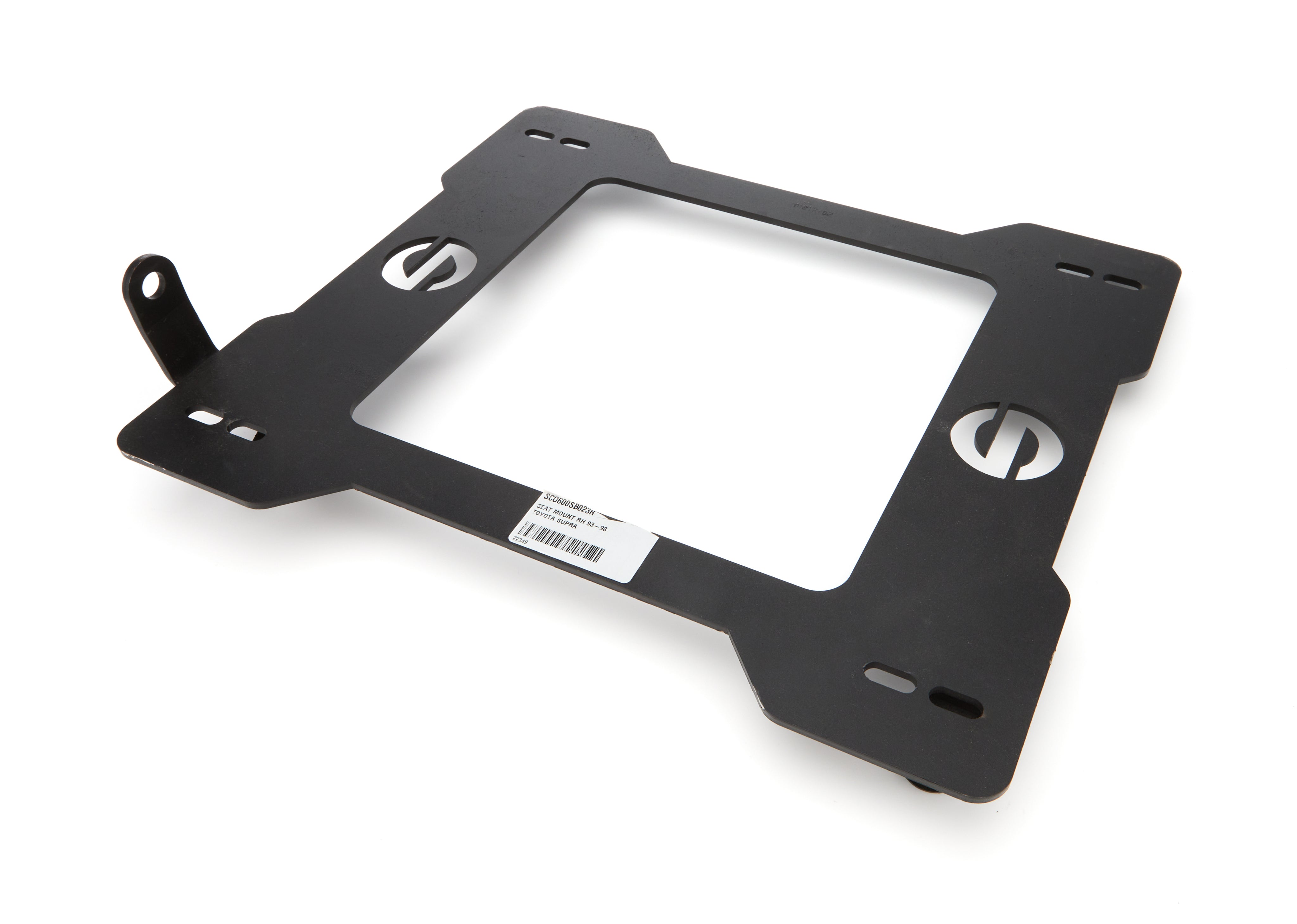 Sparco 600 Series Seat Adapter Bracket - Passenger Side - Black - Toyota Supra 1993-98