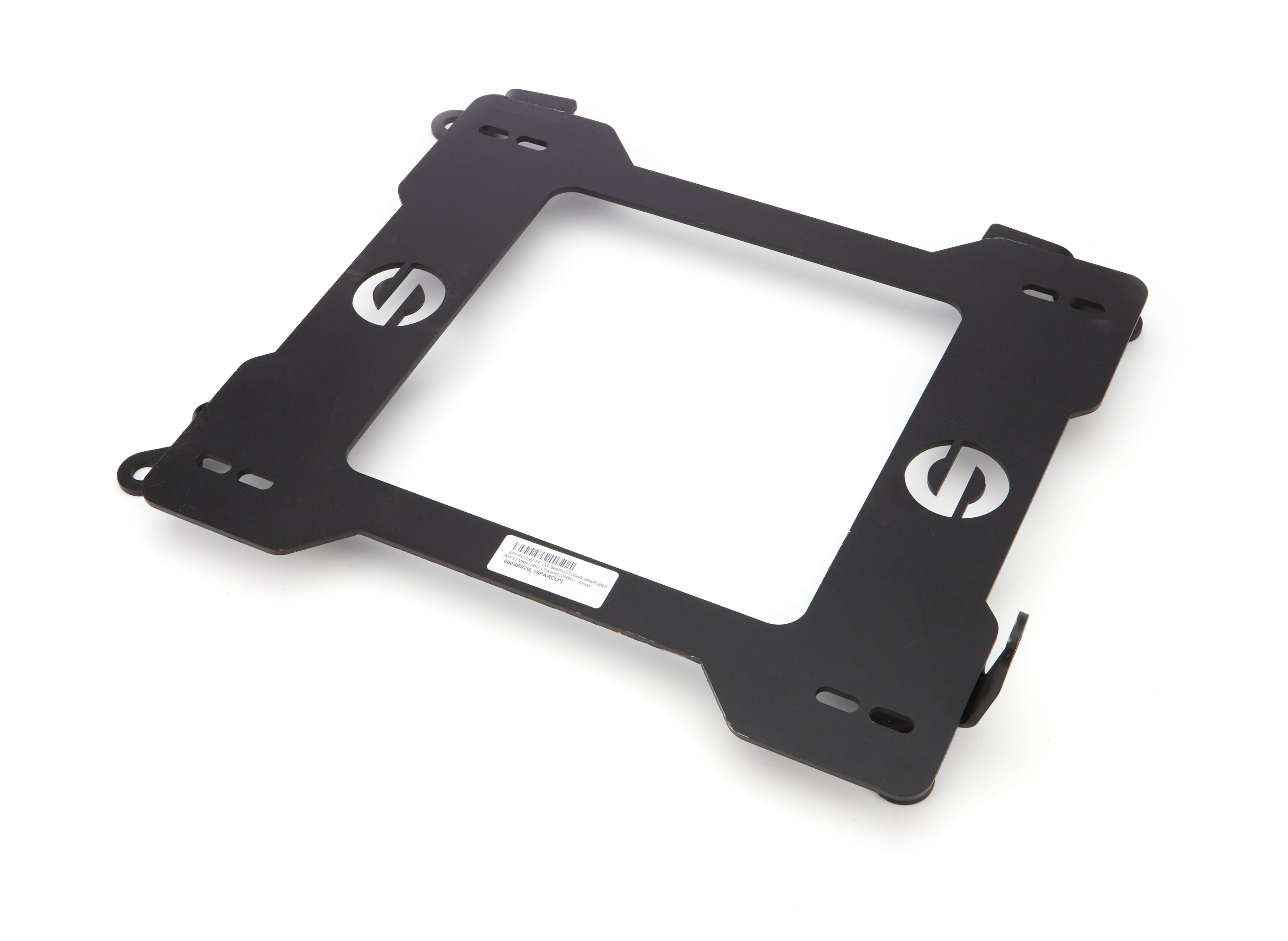 Sparco 600 Series Seat Adapter Bracket - Driver Side - Black - Volkswagen GTI / Jetta / Golf / Beetle 2006-22