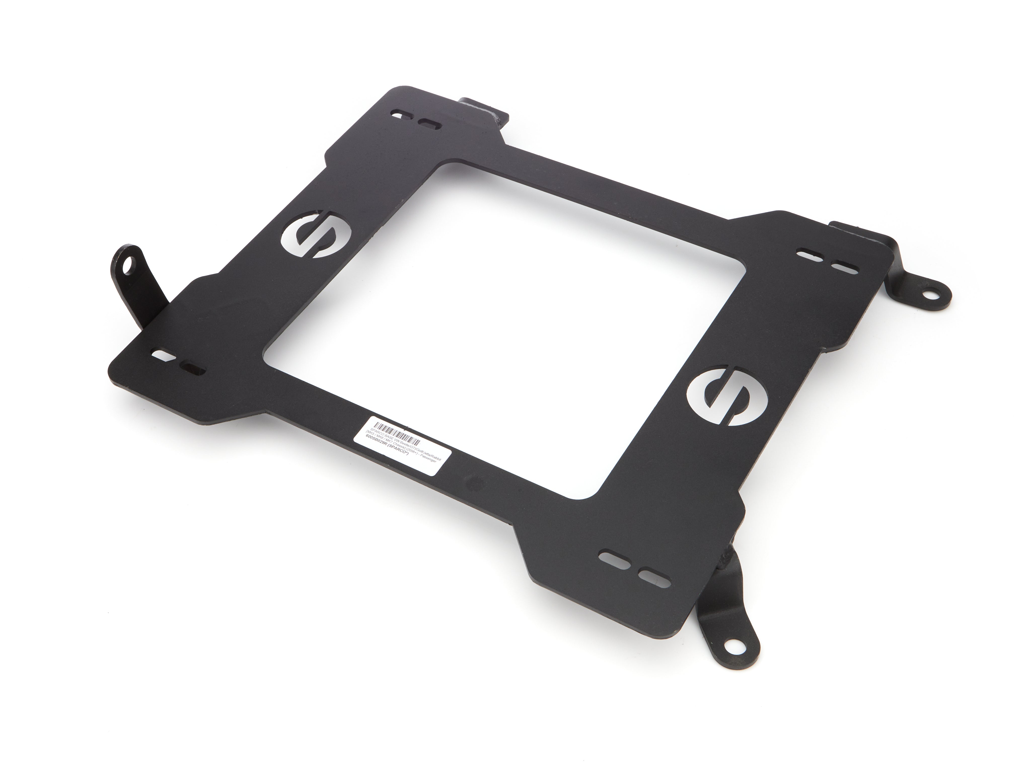 Sparco 600 Series Seat Adapter Bracket - Passenger Side - Black - Volkswagen GTI / Jetta / Golf / Beetle 2006-22