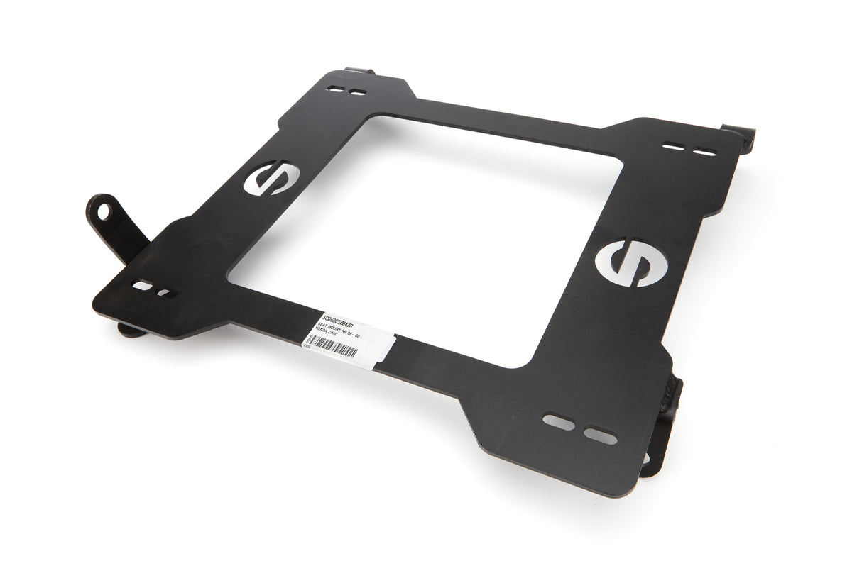 Sparco 600 Series Seat Adapter Bracket - Passenger Side - Black - Honda Civic 1996-2000