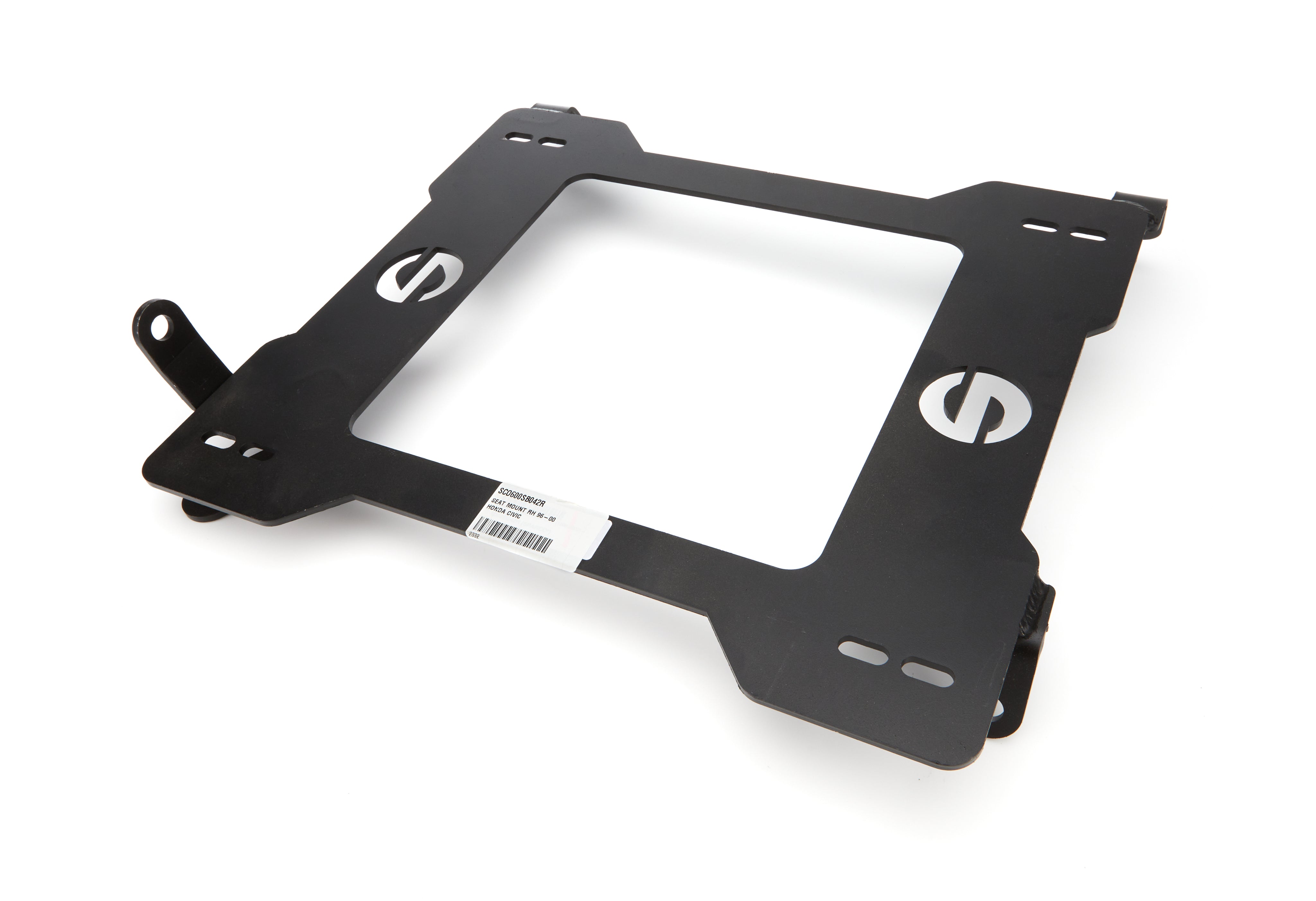 Sparco 600 Series Seat Adapter Bracket - Passenger Side - Black - Honda Civic 1996-2000