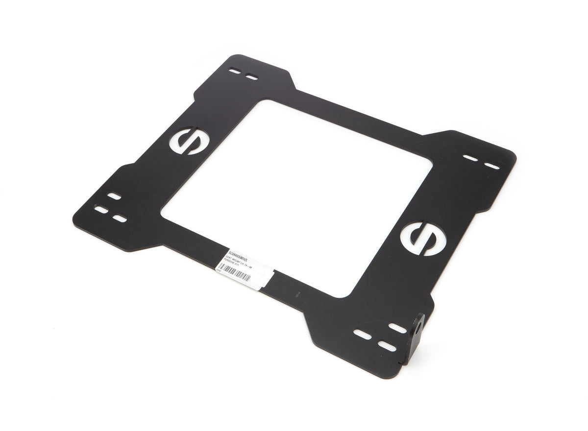 Sparco 600 Series Seat Adapter Bracket - Driver Side - Black - Porsche 911 1974-98