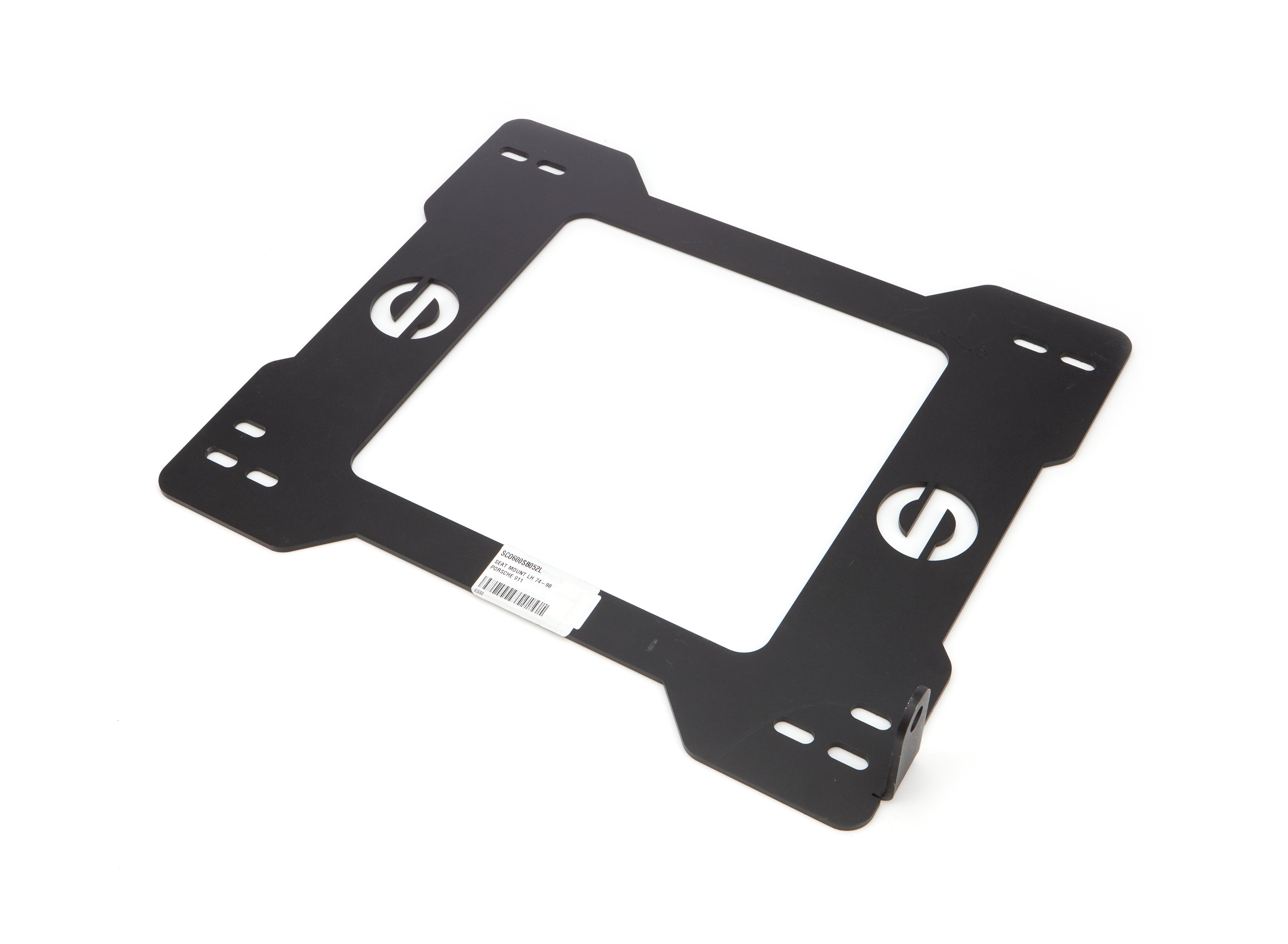 Sparco 600 Series Seat Adapter Bracket - Driver Side - Black - Porsche 911 1974-98