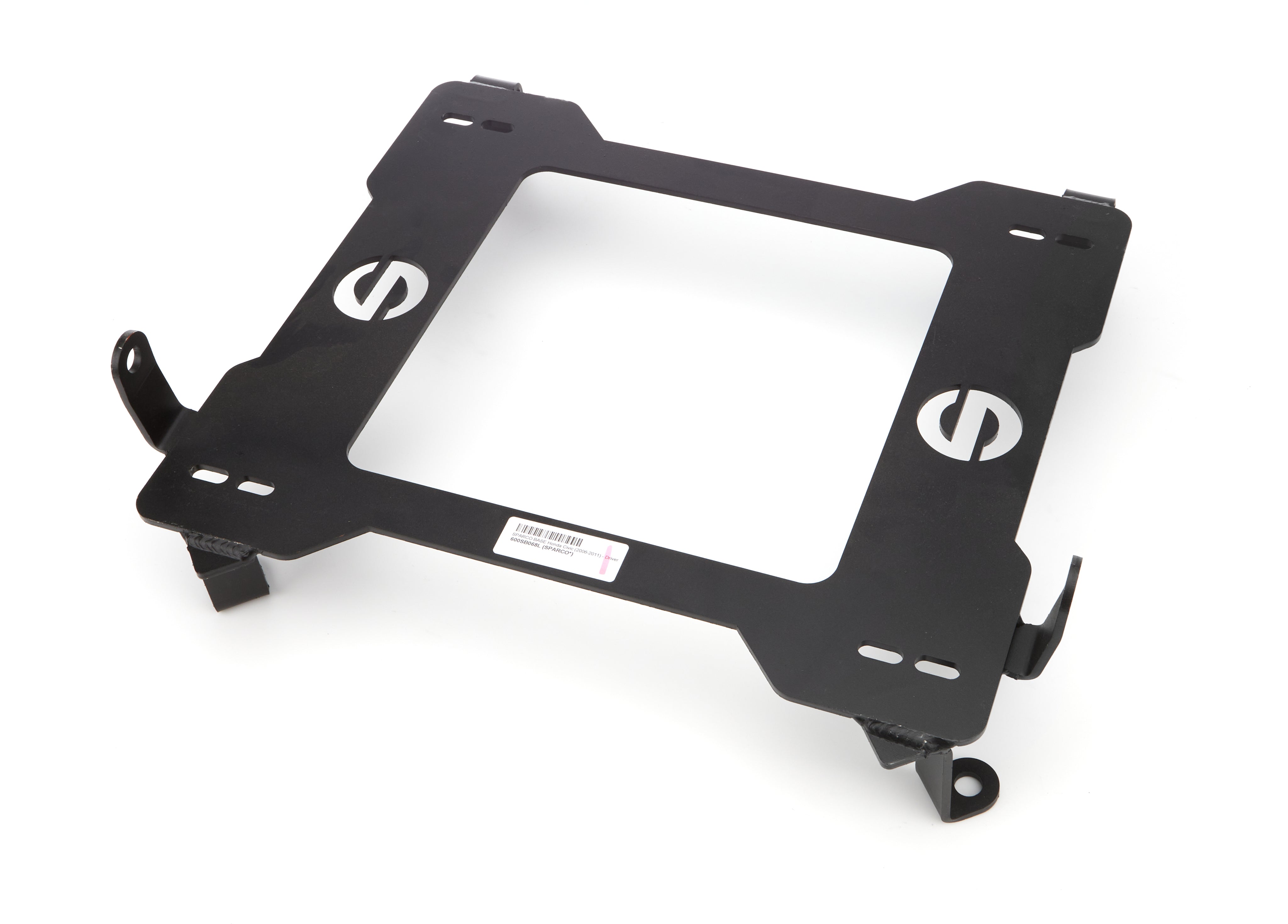 Sparco 600 Series Seat Adapter Bracket - Driver Side - Black - Honda Civic 2006-11
