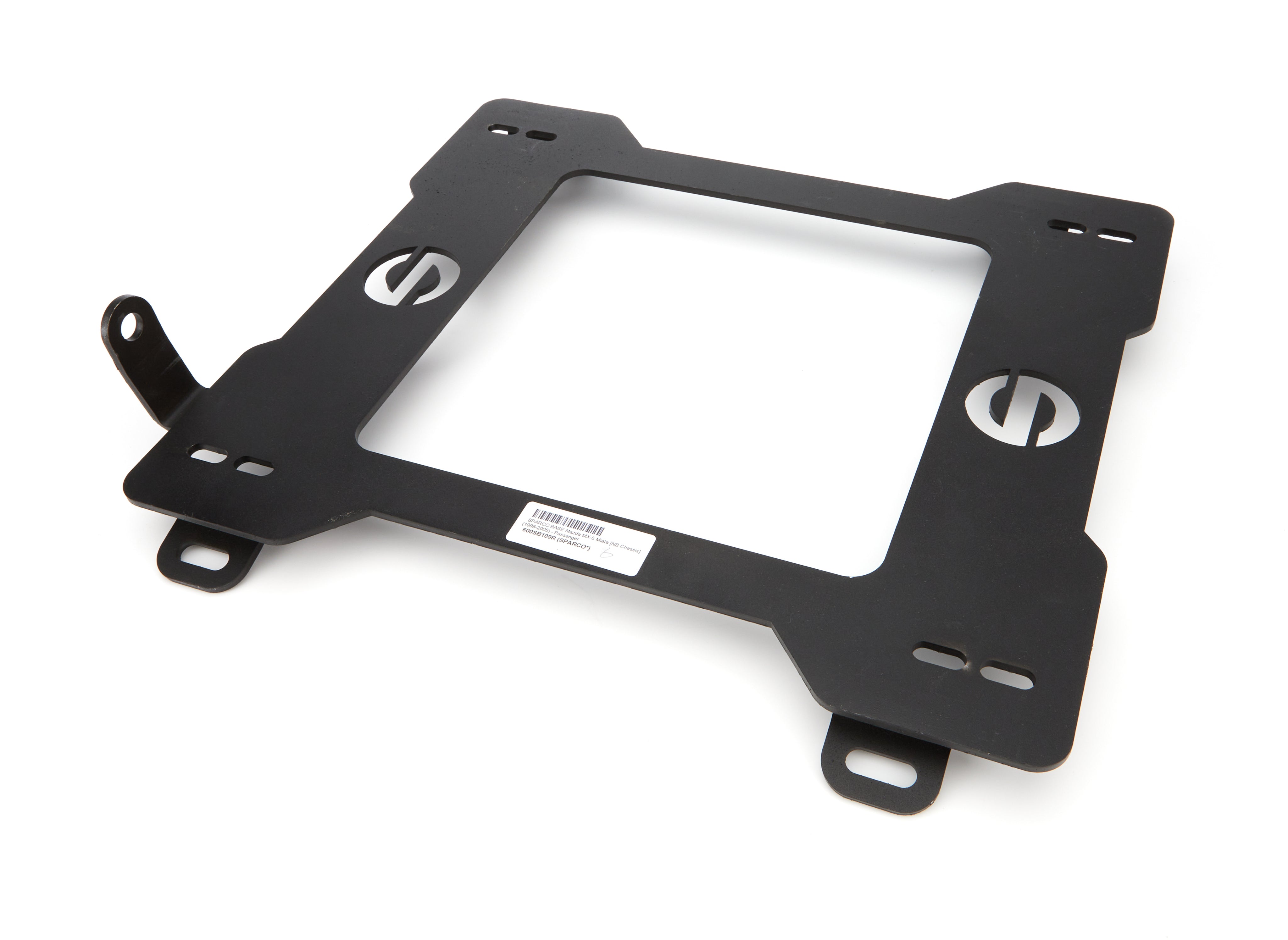 Sparco 600 Series Seat Adapter Bracket - Passenger Side - Black - Mazda Miata 1999-2005 600SB109R