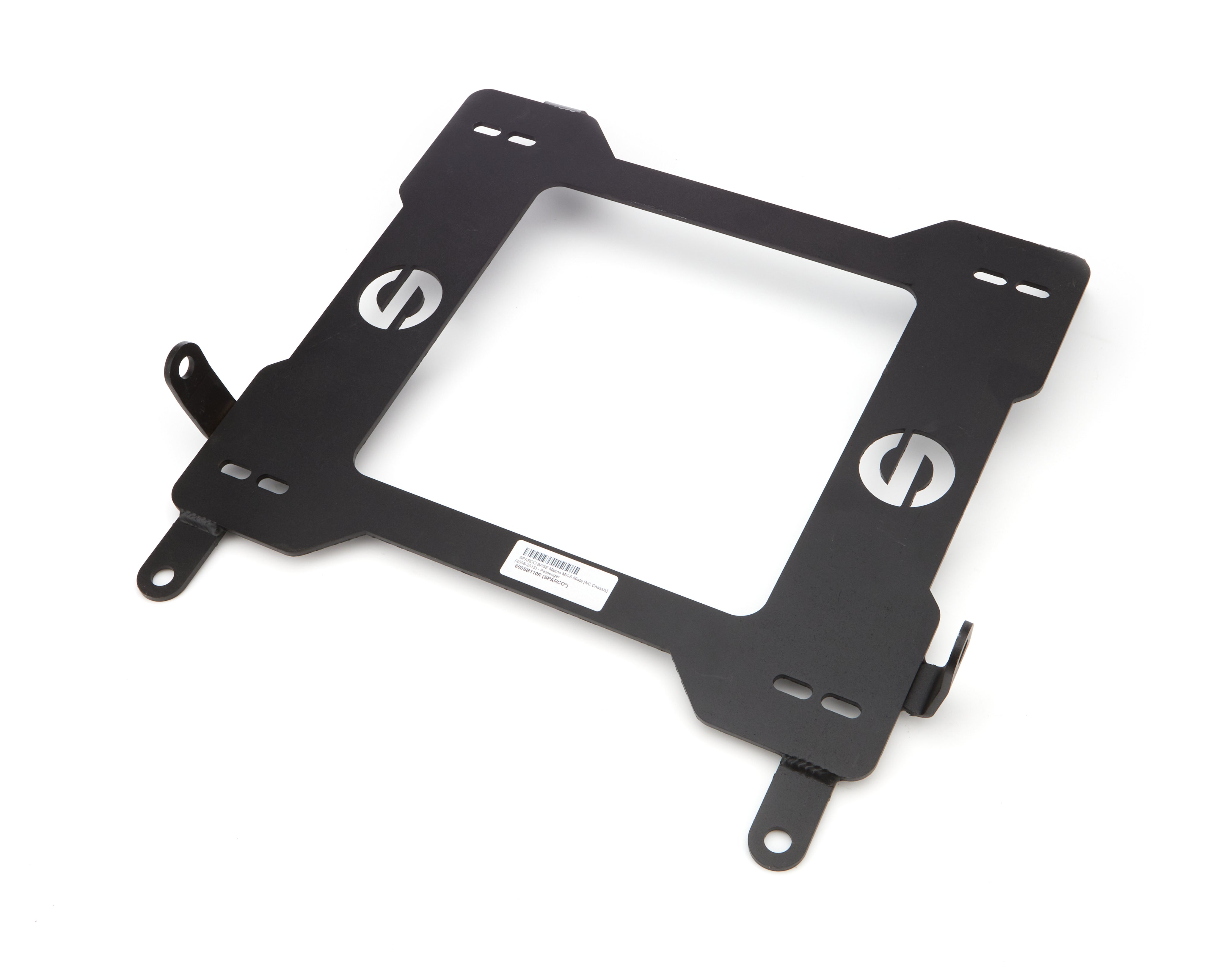 Sparco 600 Series Seat Adapter Bracket - Passenger Side - Black - Mazda Miata 2006-15