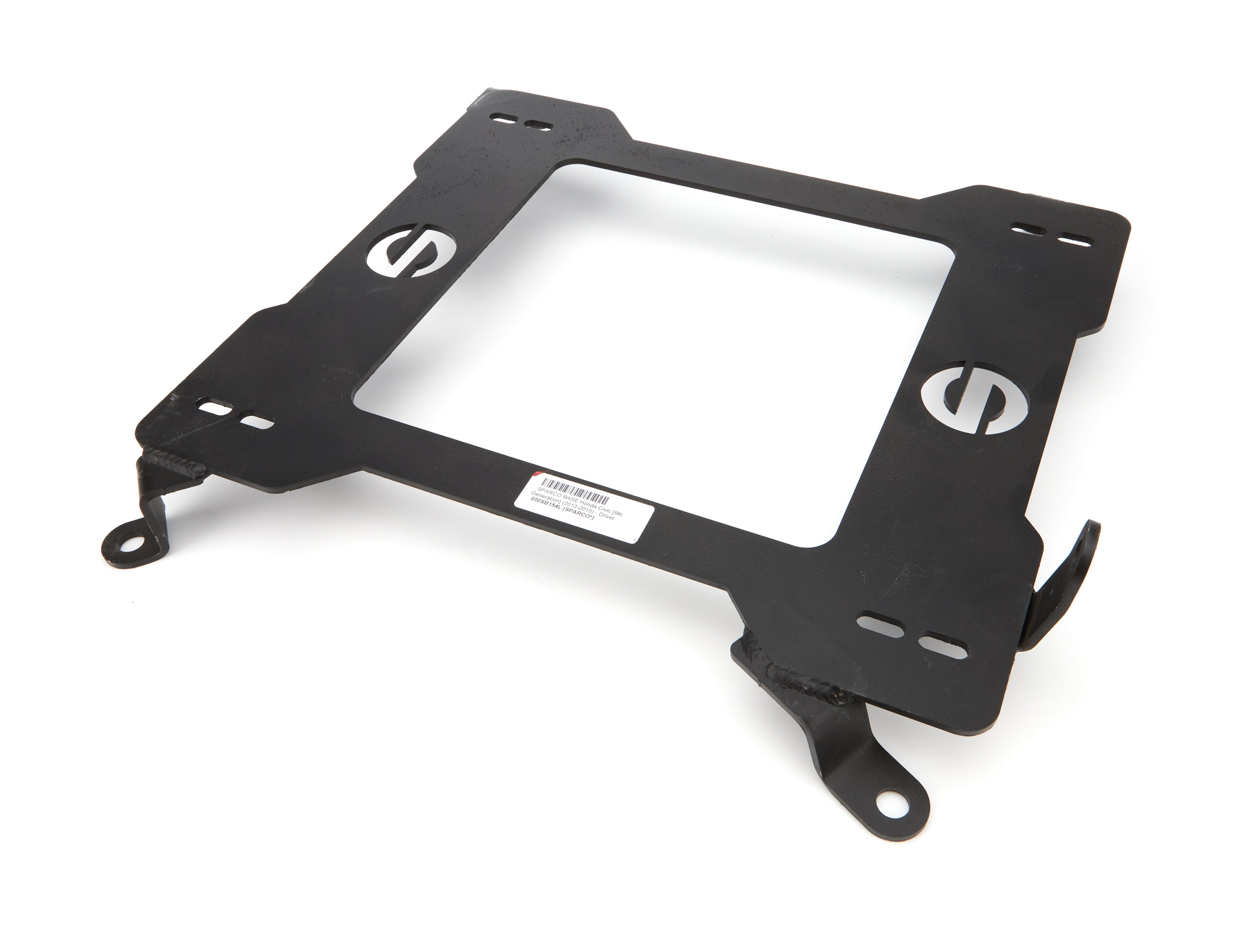 Sparco 600 Series Seat Adapter Bracket - Driver Side - Black - Honda Civic 2012-15