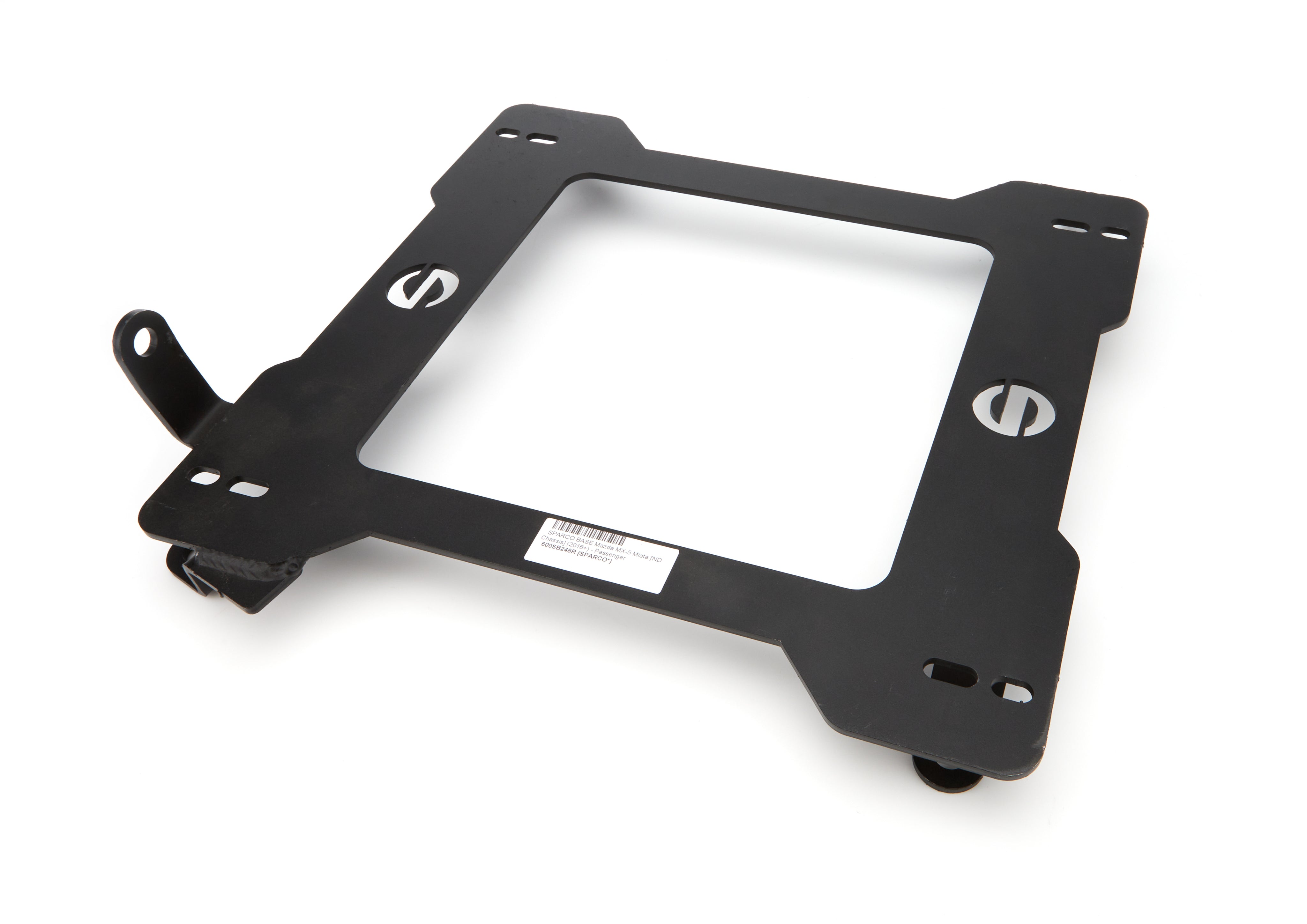 Sparco 600 Series Seat Adapter Bracket - Passenger Side - Black - Mazda Miata 2016-22