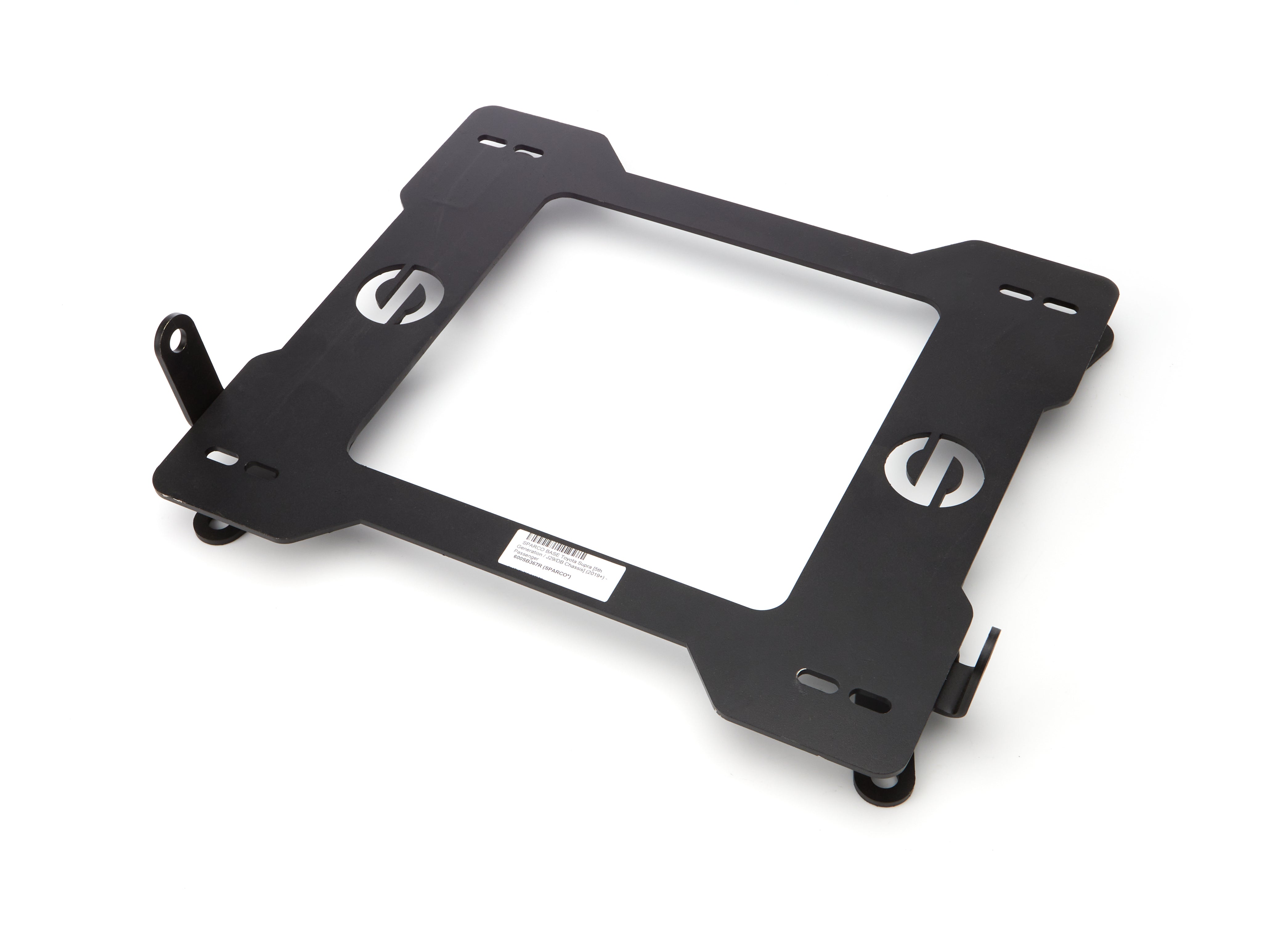 Sparco 600 Series Seat Adapter Bracket - Passenger Side - Black - Toyota Supra 2019-22