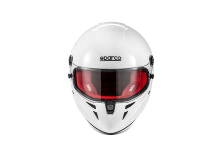 Sparco Stealth RF Helmet - White - Red Interior