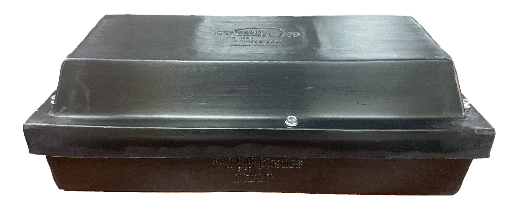 Scribner Plastics Cylinder Head Case - 24 x 9 x 6 in - Black