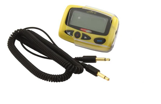 RACEceiver Legend Plus Radio Receiver LCD Screen Holster/Input Cord Included Plastic - Yellow