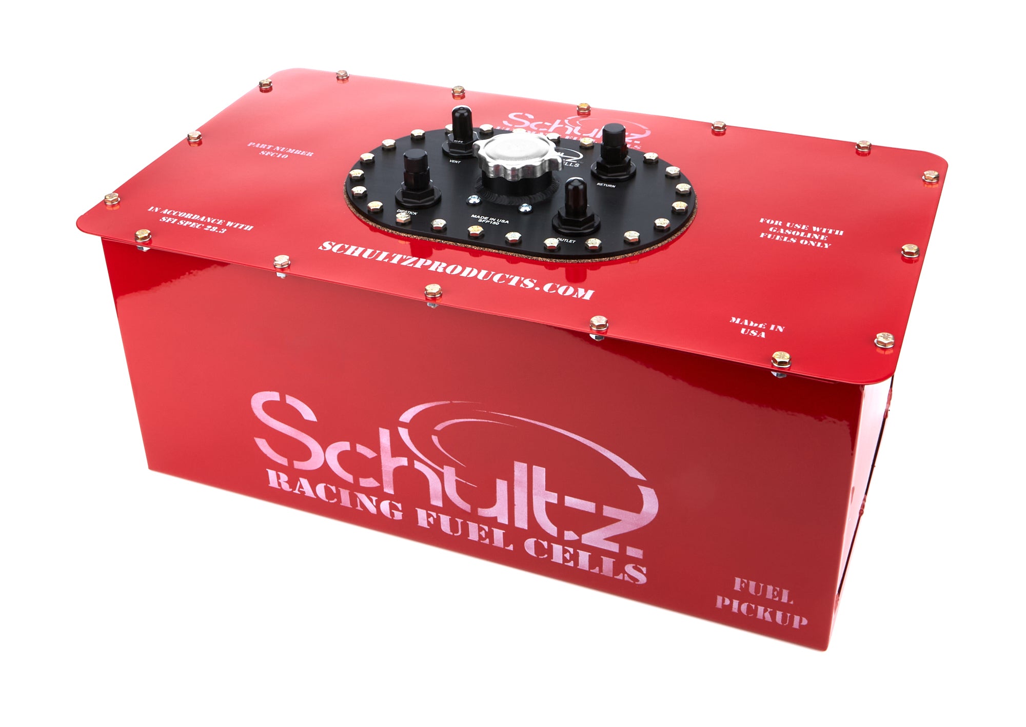 Schultz Ultimate Series 10 Gallon Fuel Cell - 24.25 in Wide x 12.75 in Deep - Red