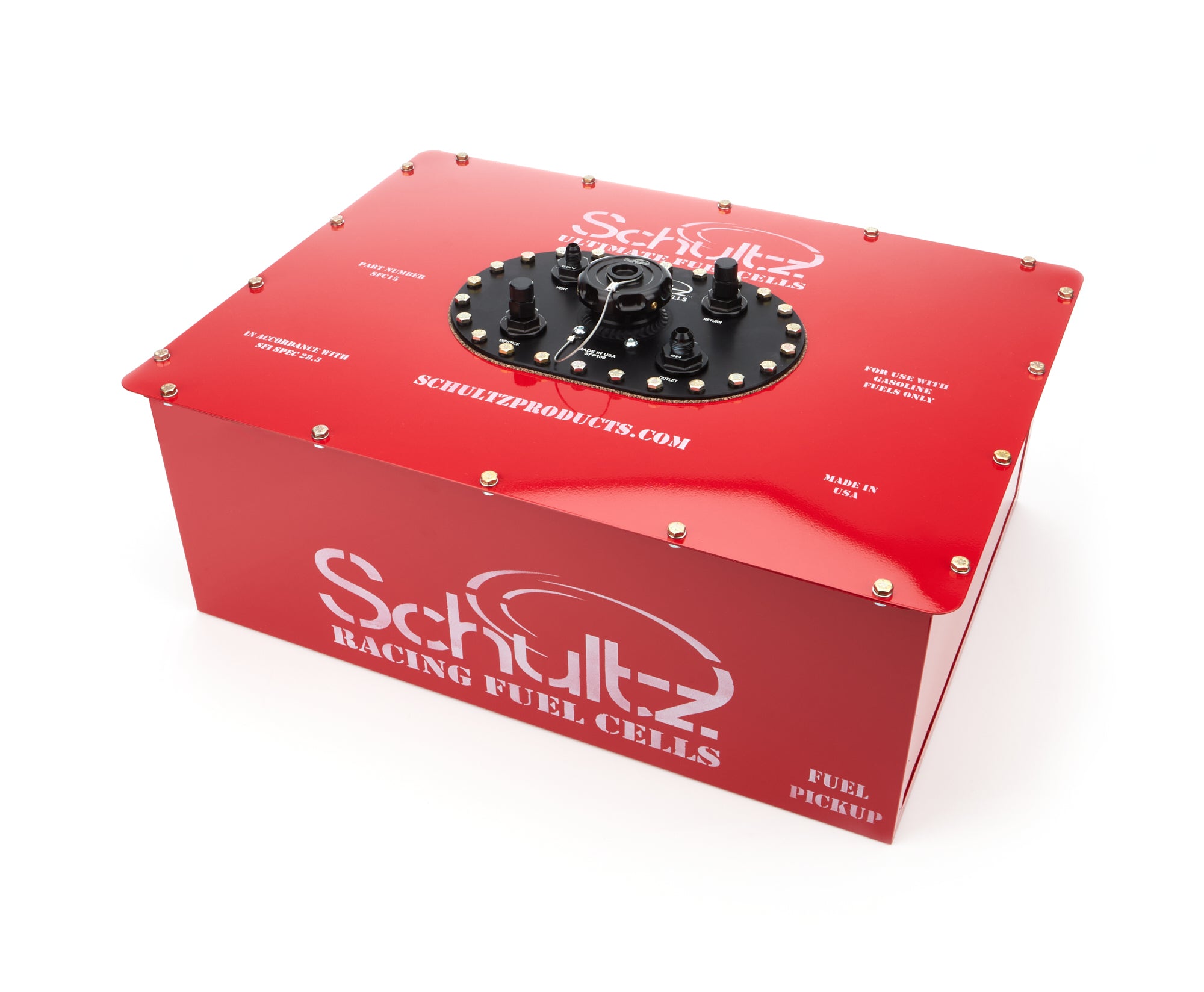 Schultz Ultimate Series 15 Gallon Fuel Cell - 24.5 in Wide x 17.75 in Deep - Red