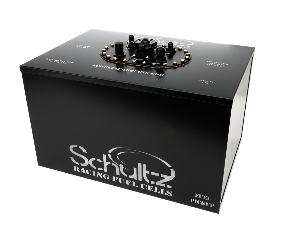 Schultz Ultimate Northeast Modified 24 Gallon Aluminum Fuel Cell - 25 in Wide x 17 in Deep - Black
