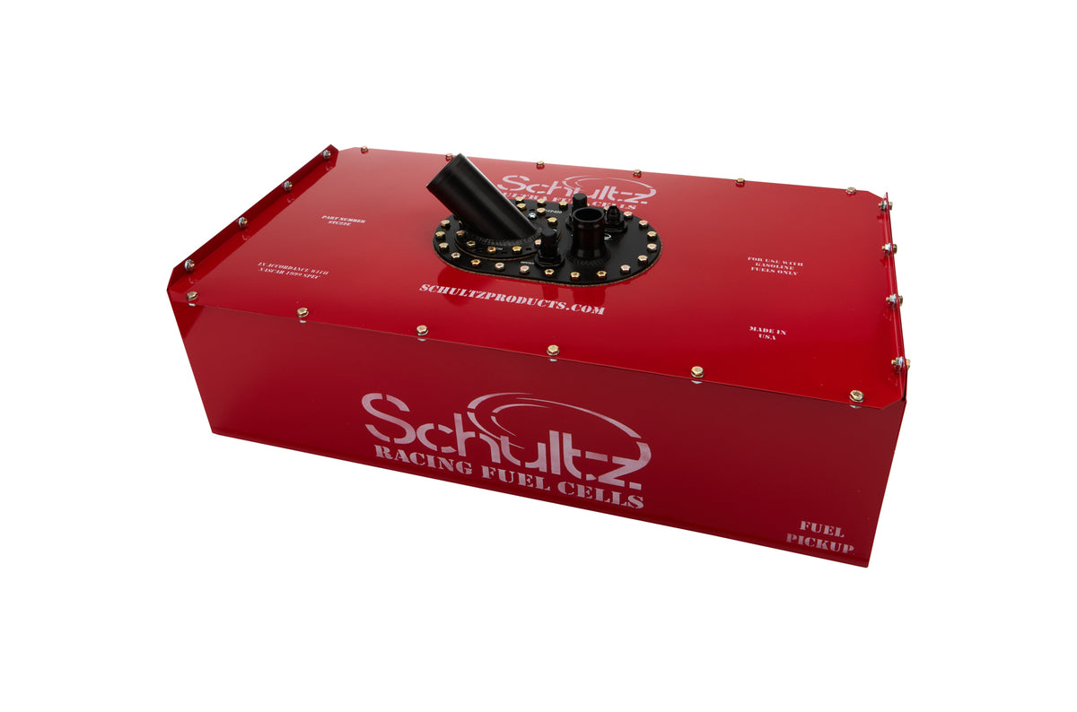 Schultz Ultra 22 Gallon Fuel Cell - 33 in Wide x 17 in Deep - NASCAR Approved - Red STC22E