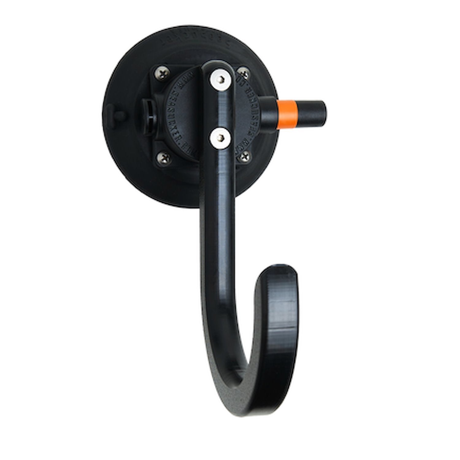 Seasucker Utility Hook - Suction Cup Mount - Wall Mount - Black