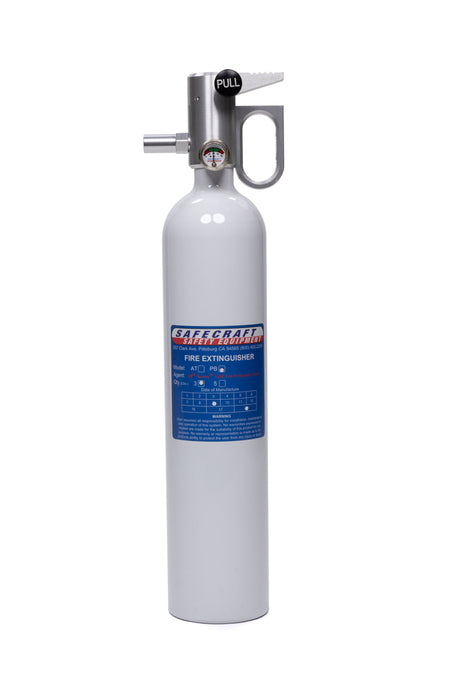 Safecraft Fire Extinguisher - 3 lb. - White - Novec 1230