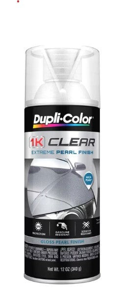 Dupli-Color 1K Clear Paint - Gloss Pearl Clear - 12 oz Aerosol
