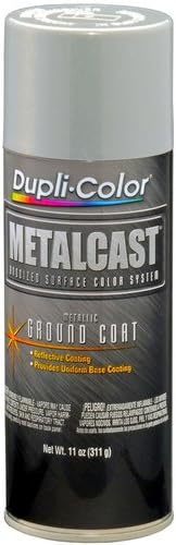 Dupli-Color High Temperature Metalcast Paint - Bright Metal Coat - 11 oz Aerosol