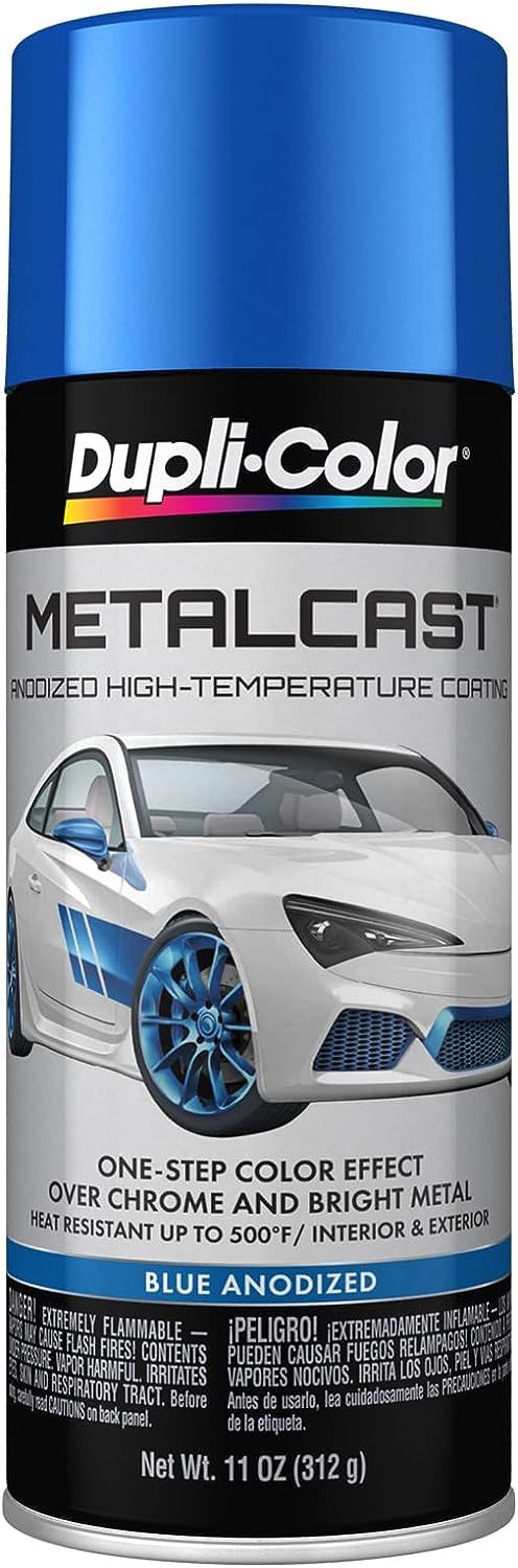 Dupli-Color High Temperature Metalcast Paint - Blue - 11 oz Aerosol
