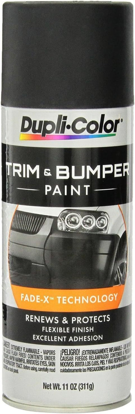 Dupli-Color Trim and Bumper Lacquer - Black - 12 oz Aerosol