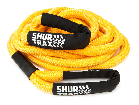 ShurTrax Nylon Recovery Rope - 3/4 in x 30 ft - 19800 lb Breaking Strength - Yellow