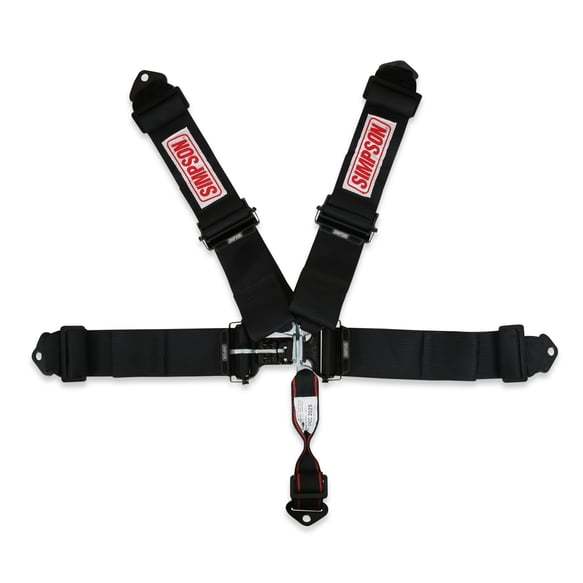 Simpson 5 Point Latch & Link Harness - Pull Down Adjust - Bolt In - Black 13LD5WB