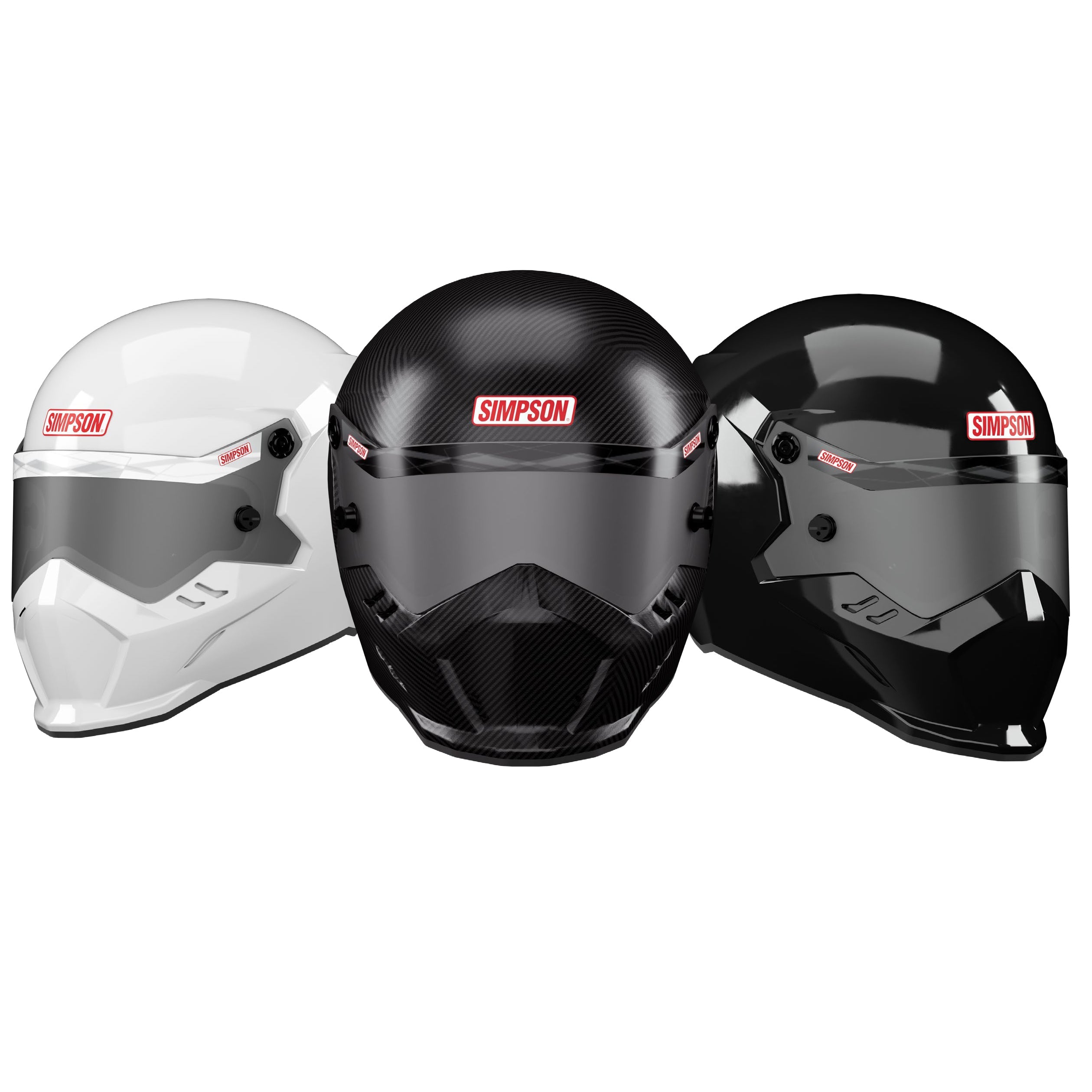 Simpson Kingsnake Helmet - Pearl White