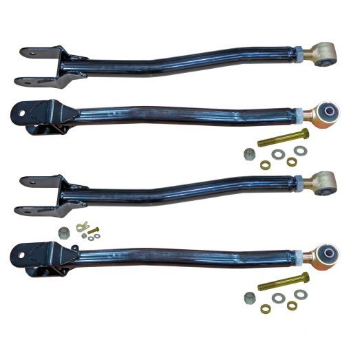 Skyjacker Tubular Upper / Lower Adjustable Front Radius Arms - Black - Ford Fullsize Truck 2023-24