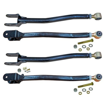 Skyjacker Tubular Upper / Lower Adjustable Front Radius Arms - Black - Ford Fullsize Truck 2023-24