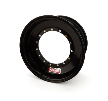 Sander Aluminum Sprint Car Direct Mount Wheel - 15 x 8 in - 4 in Backspace - 5 x 9.75 in Bolt Pattern - Black