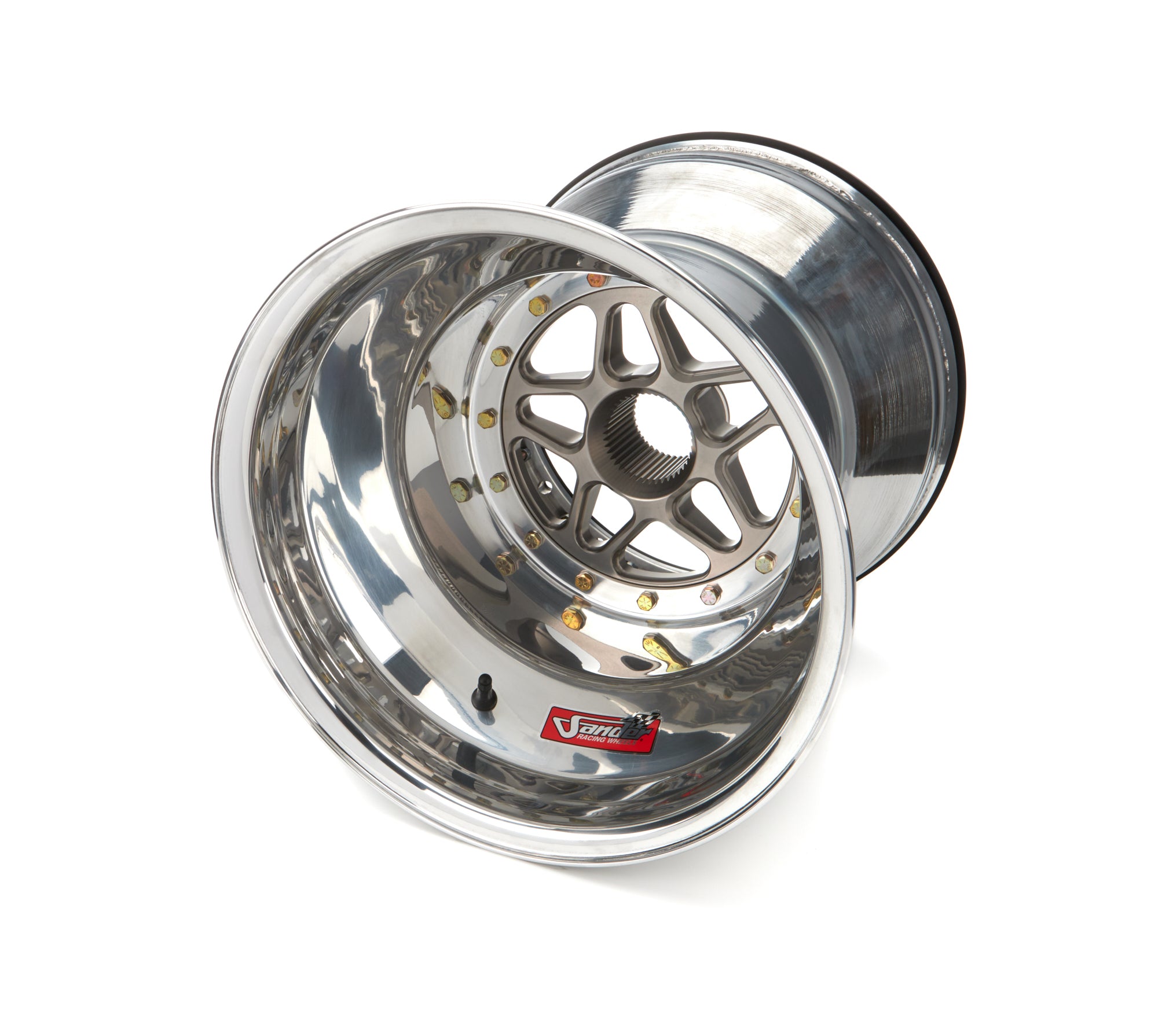 Sanders Rims Sander Engineering S15-155-SI1 Sander Aluminum 42 Spline Sprint Car ...