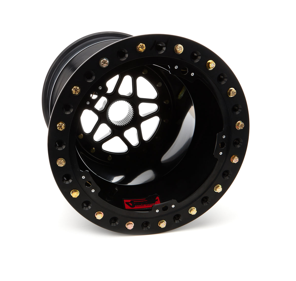 Sanders Rims Sander Engineering S15-186-SO2-B Sander Aluminum 42 Spline Sprint Car ...