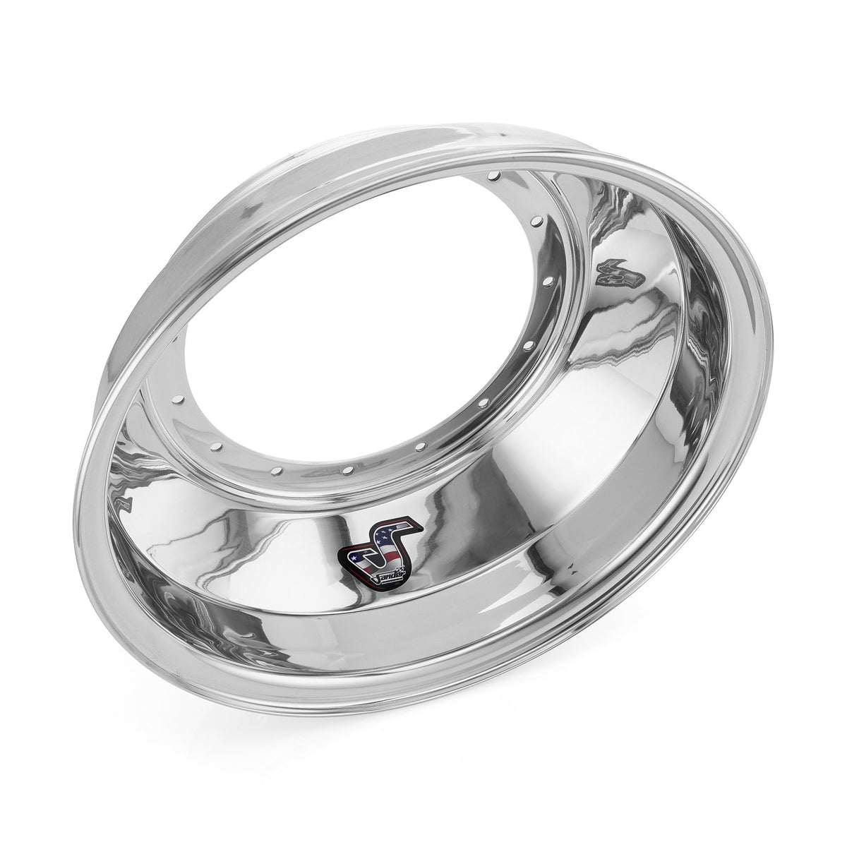 Sander Engineering Outer Wheel Shell 15 x 8" Aluminum Polished - Each