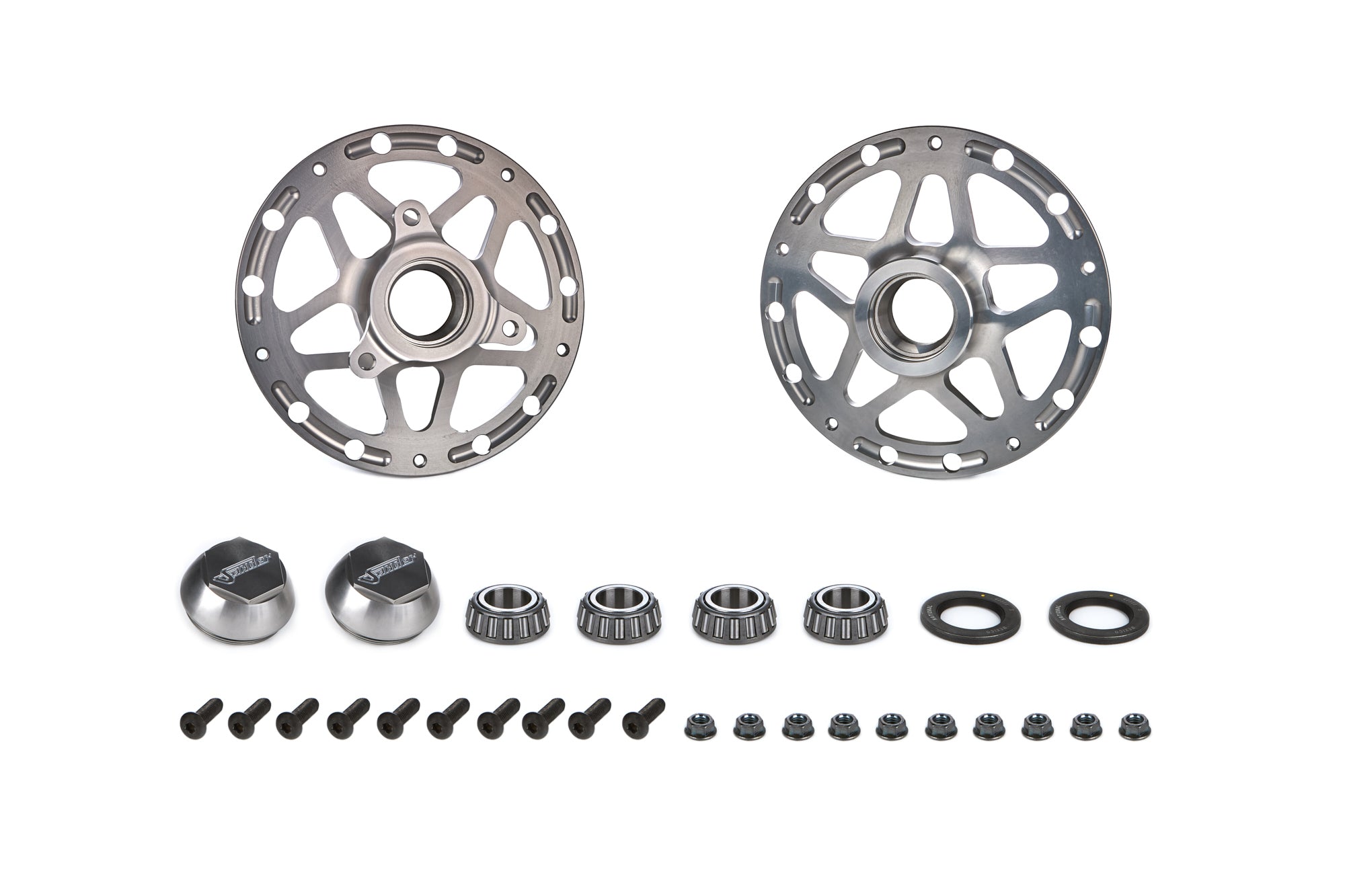 Sander Sprint Car Direct Mount Front Hubs - Clear (Pair)